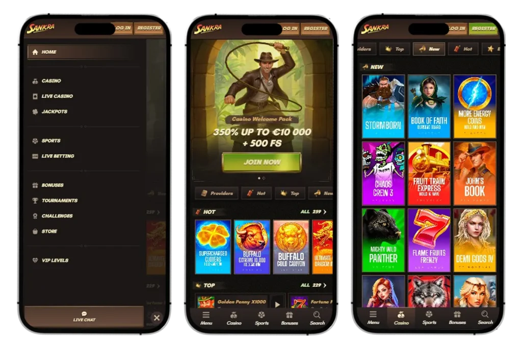 Sankra Casino app